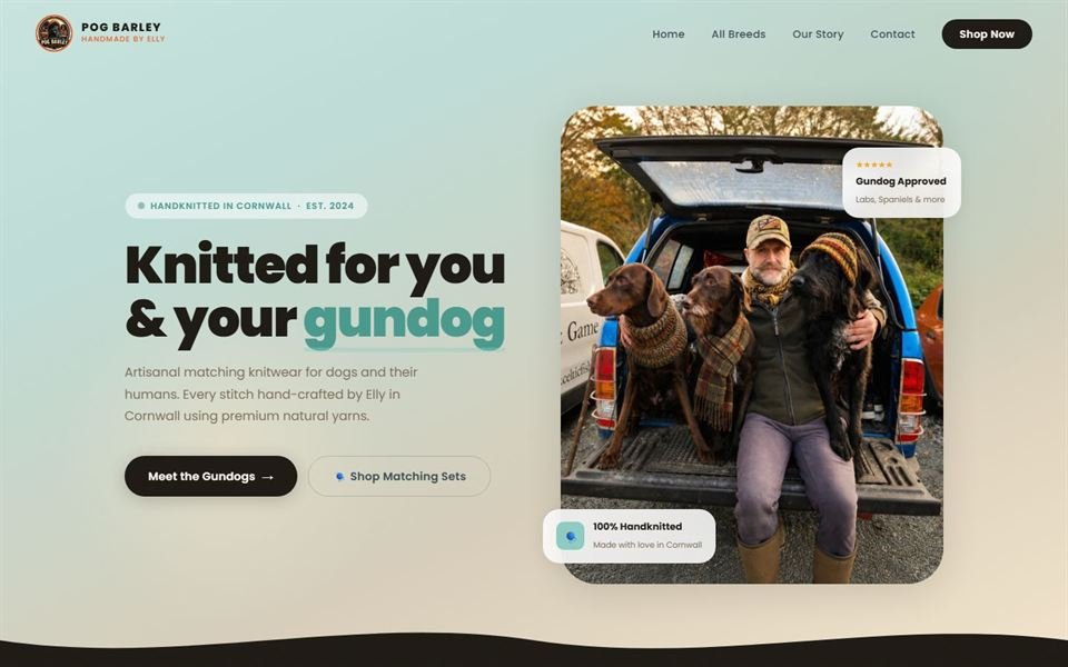 The Pog Barley website